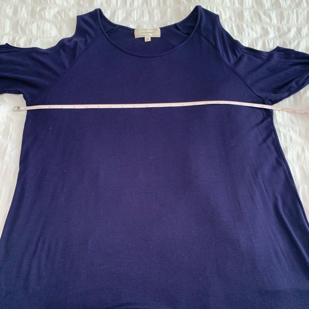 No Comment Cold Shoulder Top - Picture 12 of 16